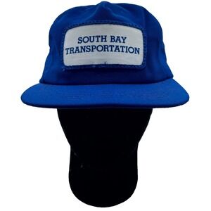 South Bay Transportation Baseball Cap Mens One Size Royal Blue Snapback Hat
